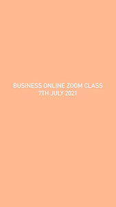Business Online Zoom Class - The Lash Plug London